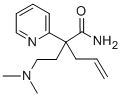 alpha-Allyl-alpha-(2-(dimethylamino)ethyl)-2-pyridineacetamide CAS#: 71824-57-2