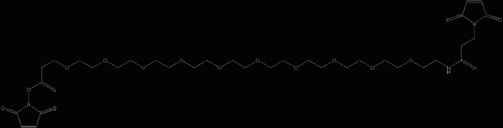 alpha-MaleiMidopropionyl-oMega-succiniMidyl-10(ethylene glycol) CAS#: 1137109-22-8
