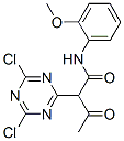 alpha-acetyl-4,6-dichloro-N-(2-methoxyphenyl)-1,3,5-triazin-2-acetamide CAS#: 71033-01-7