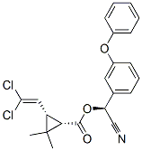 alpha-cyano-3-phenoxybenzyl [1S-[1alpha(R*),3alpha]]-3-(2,2-dichlorovinyl)-2,2-dimethylcyclopropanecarboxylate CAS#: 72204-43-4
