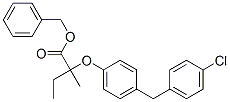 benzyl 2-[4-[(4-chlorophenyl)methyl]phenoxy]-2-methyl-butanoate CAS#: 71548-99-7