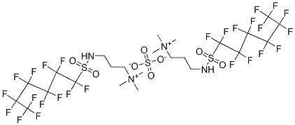 bis[trimethyl-3-[[(tridecafluorohexyl)sulphonyl]amino]propylammonium] sulphate CAS#: 70248-52-1