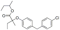 butan-2-yl 2-[4-[(4-chlorophenyl)methyl]phenoxy]-2-methyl-butanoate CAS#: 71548-95-3