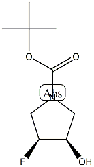 cis-3-fluoro-4-hydoxy-n- boc pyrroldine CAS#: 1174020-48-4