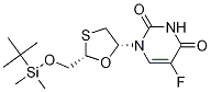 cis-5-Fluoro-1-[2-[[[(1,1-dimethylethyl)dimethylsilyl]oxy]methyl]-1,3-oxathiolan-5-yl]-2,4(1H,3H)-pyrimidinedione CAS#: 1217659-69-2