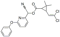 [cyano-(6-phenoxypyridin-2-yl)methyl] 3-(2,2-dichloroethenyl)-2,2-dime thyl-cyclopropane-1-carboxylate CAS#: 71618-02-5