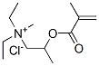 diethylmethyl[2-[(2-methyl-1-oxoallyl)oxy]propyl]ammonium chloride CAS#: 71085-11-5
