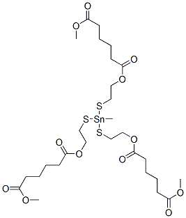dimethyl 11-[[2-[(6-methoxy-1,6-dioxohexyl)oxy]ethyl]thio]-11-methyl-6,16-dioxo-7,15-dioxa-10,12-dithia-11-stannahenicosanedioate CAS#: 70942-28-8