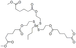 dimethyl 11-butyl-11-[[2-[(6-methoxy-1,6-dioxohexyl)oxy]ethyl]thio]-6,16-dioxo-7,15-dioxa-10,12-dithia-11-stannahenicosanedioate CAS#: 70942-35-7