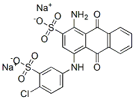 disodium 1-amino-4-[(4-chloro-3-sulphonatophenyl)amino]-9,10-dihydro-9,10-dioxoanthracene-2-sulphonate CAS#: 70892-85-2