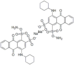 disodium 1-amino-4-(cyclohexylamino)-9,10-dihydro-9,10-dioxoanthracenedisulphonate CAS#: 72187-20-3