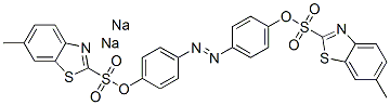 disodium 2,2'-(azodi-p-phenylene)bis[6-methylbenzothiazolesulphonate] CAS#: 71033-21-1