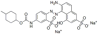 disodium 6-amino-4-hydroxy-5-[[4-[[[(4-methylcyclohexyl)oxy]carbonyl]amino]-2-sulphonatophenyl]azo]naphthalene-2-sulphonate CAS#: 71412-37-8