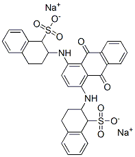 disodium [(9,10-dihydro-9,10-dioxoanthracene-1,4-diyl)diimino]bis(1,2,3,4-tetrahydronaphthalenesulphonate) CAS#: 72187-18-9