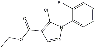 ethyl 1-(2-bromophenyl)-5-chloro-1H-pyrazole-4-carboxylate CAS#: 1245091-90-0