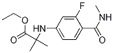 ethyl 2-(3-fluoro-4-(MethylcarbaMoyl)phenylaMino)-2-Methylpropanoate CAS#: 1258638-92-4