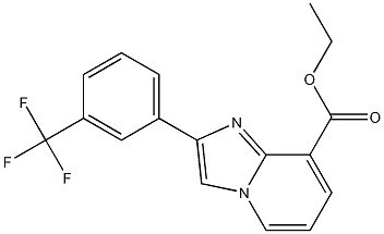 ethyl 2-(3-(trifluoroMethyl)phenyl)iMidazo[1,2-a]pyridine-8-carboxylate CAS#: 1198170-82-9