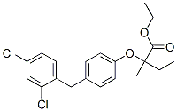 ethyl 2-[4-[(2,4-dichlorophenyl)methyl]phenoxy]-2-methyl-butanoate CAS#: 71549-04-7