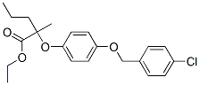 ethyl 2-[4-[(4-chlorophenyl)methoxy]phenoxy]-2-methyl-pentanoate CAS#: 71547-90-5