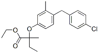 ethyl 2-[4-[(4-chlorophenyl)methyl]-3-methyl-phenoxy]-2-methyl-butanoa te CAS#: 71549-01-4