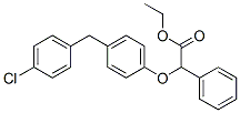 ethyl 2-[4-[(4-chlorophenyl)methyl]phenoxy]-2-phenyl-acetate CAS#: 71548-63-5