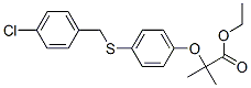 ethyl 2-[4-[(4-chlorophenyl)methylsulfanyl]phenoxy]-2-methyl-propanoat e CAS#: 71547-91-6