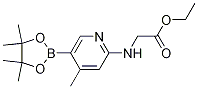 ethyl 2-(4-Methyl-5-(4,4,5,5-tetraMethyl-1,3,2-dioxaborolan-2-yl)pyridin-2-ylaMino)acetate CAS#: 1353718-67-8