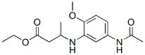 ethyl 3-[[5-(acetylamino)-2-methoxyphenyl]amino]butyrate CAS#: 71519-94-3
