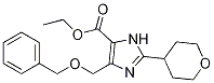ethyl 4-(benzyloxymethyl)-2-(tetrahydro-2H-pyran-4-yl)-1H-imidazole-5-carboxylate CAS#: 1245649-48-2
