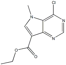 ethyl 4-chloro-5-methyl-5h-pyrrolo[3,2-d]pyrimidine-7-carboxylate CAS#: 1234616-53-5