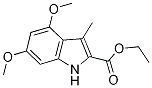 ethyl 4,6-dimethoxy-3-methyl-1H-indole-2-carboxylate CAS#: 1134334-78-3