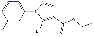 ethyl 5-bromo-1-(3-fluorophenyl)-1H-pyrazole-4-carboxylate CAS#: 1245227-17-1