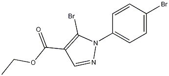 ethyl 5-bromo-1-(4-bromophenyl)-1H-pyrazole-4-carboxylate CAS#: 1245258-73-4