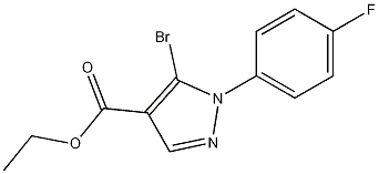 ethyl 5-bromo-1-(4-fluorophenyl)-1H-pyrazole-4-carboxylate CAS#: 1082828-31-6