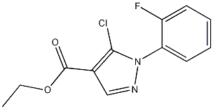 ethyl 5-chloro-1-(2-fluorophenyl)-1H-pyrazole-4-carboxylate CAS#: 1245279-25-7