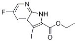 ethyl 5-fluoro-3-iodo-1H-pyrrolo[2,3-b]pyridine-2-carboxylate CAS#: 1334499-86-3