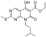 ethyl 5-hydroxy-8-isopentyl-2-(methylthio)-7-oxo-7,8-dihydropyrido[2,3-d]pyrimidine-6-carboxylate CAS#: 1253790-09-8