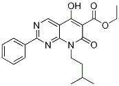 ethyl 5-hydroxy-8-isopentyl-7-oxo-2-phenyl-7,8-dihydropyrido[2,3-d]pyrimidine-6-carboxylate CAS#: 1253789-93-3