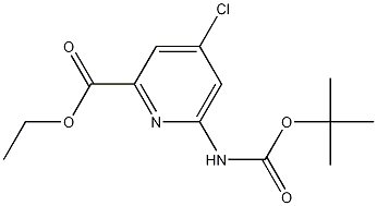 ethyl 6-(tert-butoxycarbonylamino)-4-chloropicolinate CAS#: 1114966-47-0
