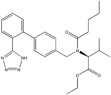 ethyl N-((2'-(1H-tetrazol-5-yl)-[1,1'-biphenyl]-4-yl)Methyl)-N-pentanoyl-L-valinate CAS#: 1111177-30-0