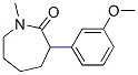 hexahydro-3-(3-methoxyphenyl)-1-methyl-2H-azepin-2-one CAS#: 71592-43-3