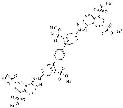 hexasodium 2,2'-[p-phenylenebis[vinylene(3-sulphonato-p-phenylene)]]bis[naphtho[1,2-d]triazole-6,8-disulphonate] CAS#: 71033-16-4