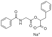 hippuryl-dl-phenyllactic acid sodium salt CAS#: 7662-40-0