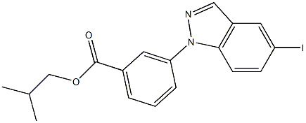 isobutyl 3-(5-iodo-1H-indazol-1-yl)benzoate CAS#: 1196452-46-6
