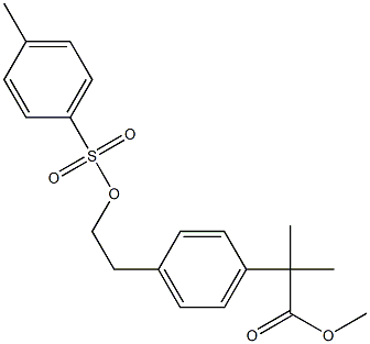 methyl 2-methyl-2-(4-(2-(tosyloxy)ethyl)phenyl)propanoate CAS#: 1181267-30-0