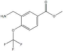 methyl 3-(aminomethyl)-4-(trifluoromethoxy)benzoate CAS#: 1263280-11-0