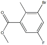 methyl 3-bromo-5-fluoro-2-methylbenzoate CAS#: 1187318-53-1