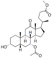 methyl (3alpha,5beta,7alpha)-7-acetoxy-3-hydroxy-12-oxocholan-24-oate CAS#: 71837-87-1