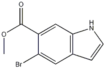 methyl 5-bromo-1H-indole-6-carboxylate CAS#: 1227267-28-8
