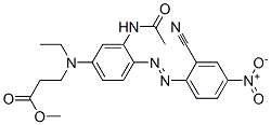 methyl N-[3-(acetylamino)-4-[(2-cyano-4-nitrophenyl)azo]phenyl]-N-ethyl-beta-alaninate CAS#: 72595-17-6